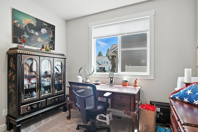 2630 S Fairmont Estates Ct, Greenacres, WA 99016 - office with carpet floors