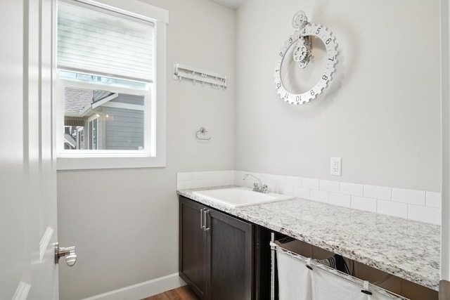 2630 S Fairmont Estates Ct, Greenacres, WA 99016 - bathroom with vanity and baseboards