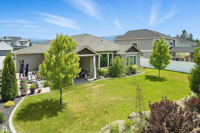 2630 S Fairmont Estates Ct, Greenacres, WA 99016 - view of front of home with a patio area and a shingled roof
