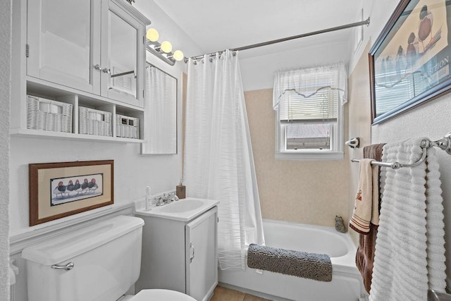5204 N Belt St, Spokane, WA 99205 - full bathroom featuring shower / bath combo with shower curtain and vanity