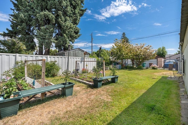 5204 N Belt St, Spokane, WA 99205 - fenced backyard featuring a vegetable garden