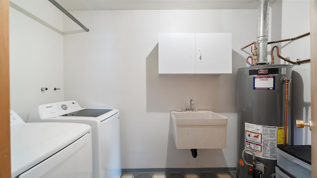 3908 E 26th Ave, Spokane, WA 99223 - laundry room with gas water heater and separate washer and dryer