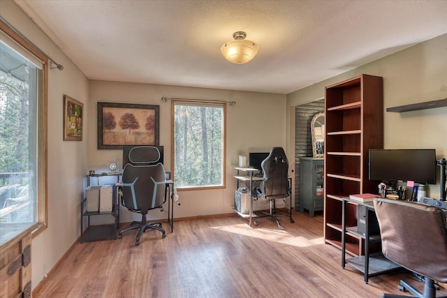 12720 E Kiowa Ct, Spokane Valley, WA 99206 - office space with light wood-style flooring and baseboards