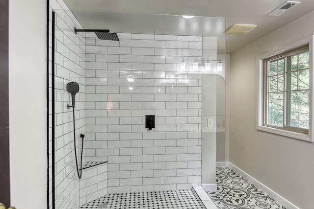 12720 E Kiowa Ct, Spokane Valley, WA 99206 - full bath featuring tiled shower and tile patterned flooring