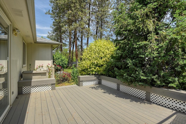 8410 N Pine Meadows Ln, Nine Mile Falls, WA 99026 - view of wooden deck
