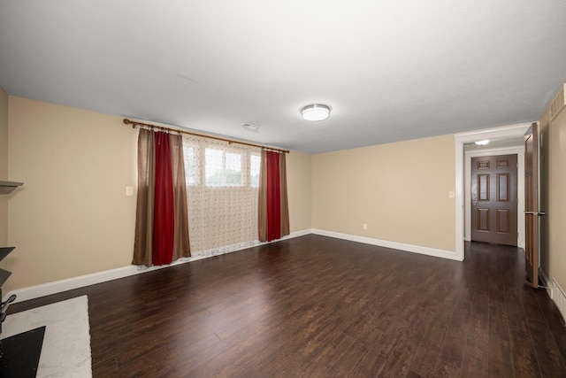 12925 E Valleyway Ave, Spokane Valley, WA 99216 - unfurnished living room with wood finished floors