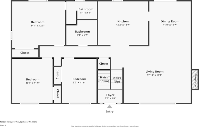 12925 E Valleyway Ave, Spokane Valley, WA 99216 - view of room layout