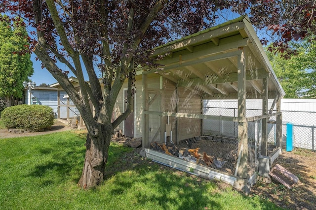 12925 E Valleyway Ave, Spokane Valley, WA 99216 - view of side of home with exterior structure and an outdoor structure