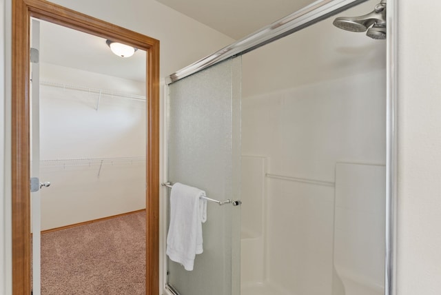 12919 E 39th Ln, Spokane Valley, WA 99206 - full bath featuring a shower stall and a walk in closet