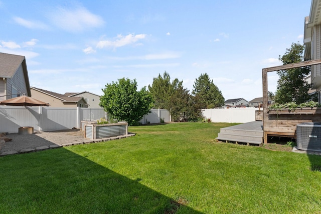 12919 E 39th Ln, Spokane Valley, WA 99206 - fenced backyard featuring a wooden deck