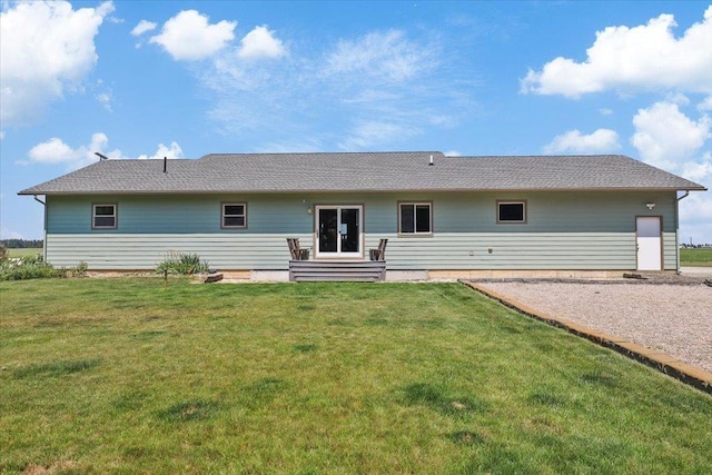 34225 N Arlington Ln, Deer Park, WA 99006 - back of house featuring a yard