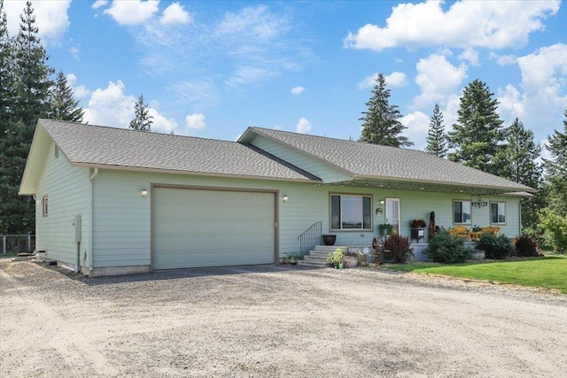 34225 N Arlington Ln, Deer Park, WA 99006 - ranch-style house featuring an attached garage, driveway, and a porch