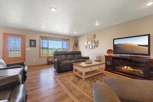 34225 N Arlington Ln, Deer Park, WA 99006 - living area with wood finished floors and recessed lighting