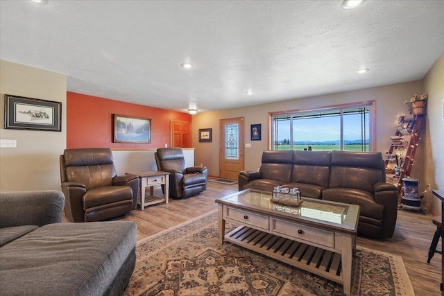 34225 N Arlington Ln, Deer Park, WA 99006 - living area featuring wood finished floors and recessed lighting