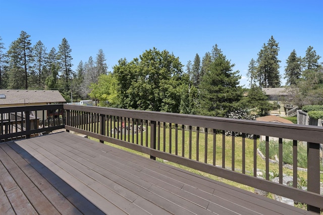 3114 W 20th Ave, Spokane, WA 99224 - deck with a yard