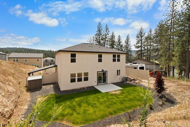 12413 E Dickens Ln, Spokane Valley, WA 99206 - rear view of property with a patio