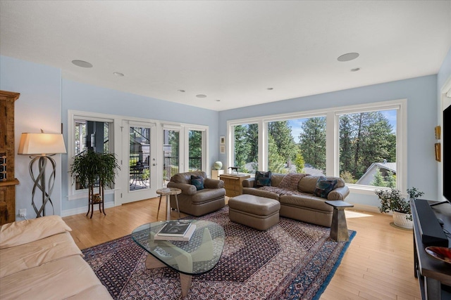 2605 S Cherrytree Ln, Spokane, WA 99203 - living room with light wood finished floors