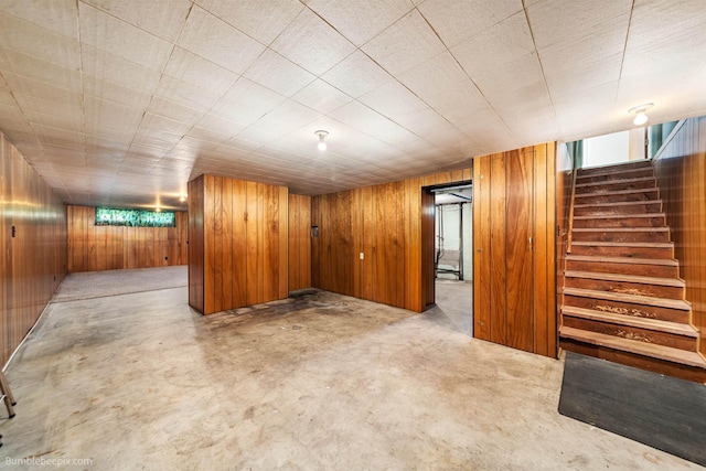 10914 E 7th Ave, Spokane Valley, WA 99206 - finished below grade area featuring stairs and wooden walls