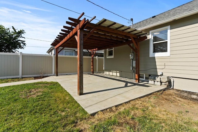 5130 N Stevens St, Spokane, WA 99205 - view of patio / terrace with a pergola and a carport