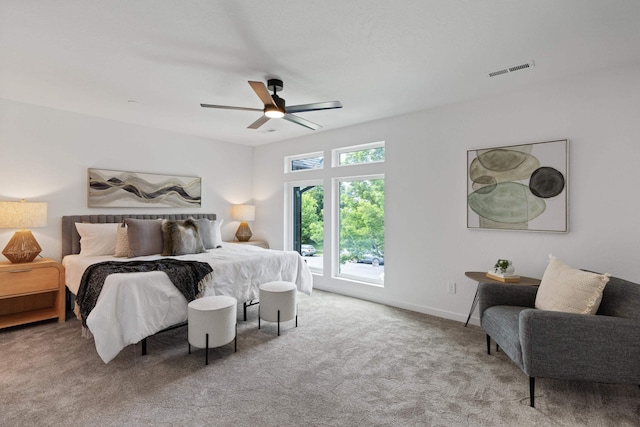2009 W 9th Ave, Spokane, WA 99204 - carpeted bedroom with a ceiling fan