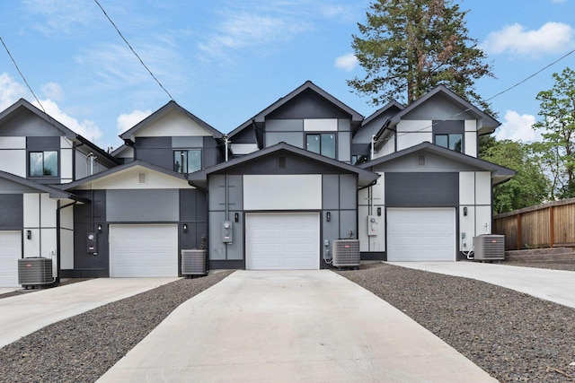 2009 W 9th Ave, Spokane, WA 99204 - modern home featuring stucco siding, concrete driveway, and a garage