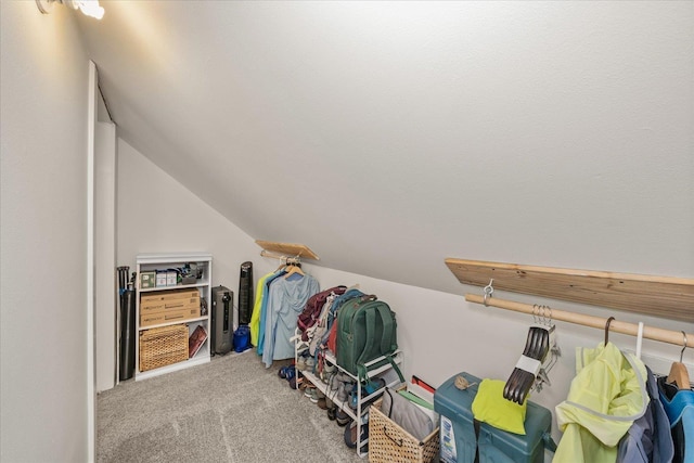 337 E 20th Ave, Spokane, WA 99203 - walk in closet featuring carpet flooring and vaulted ceiling