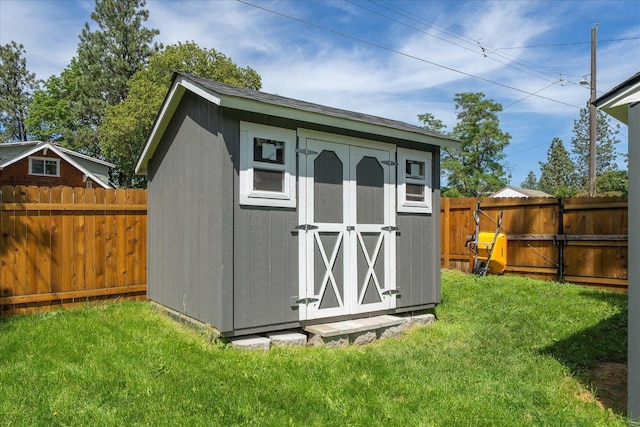 337 E 20th Ave, Spokane, WA 99203 - view of shed featuring a fenced backyard
