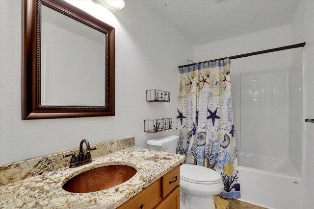 5818 S Abbott Rd, Spokane, WA 99224 - full bathroom featuring vanity and shower / tub combo