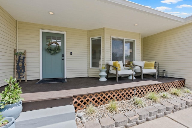 3205 S Mcdonald St, Spokane Valley, WA 99206 - entrance to property with a deck
