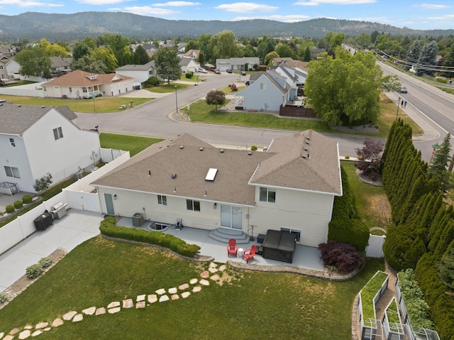 3205 S Mcdonald St, Spokane Valley, WA 99206 - aerial view of residential area featuring a mountainous background