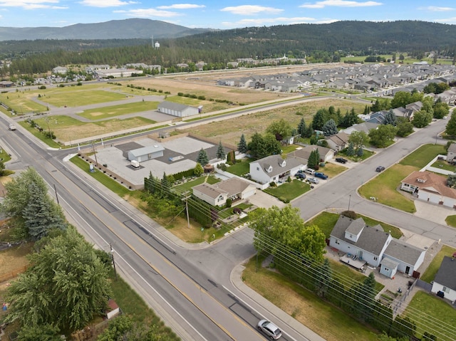 3205 S Mcdonald St, Spokane Valley, WA 99206 - aerial perspective of suburban area with mountains