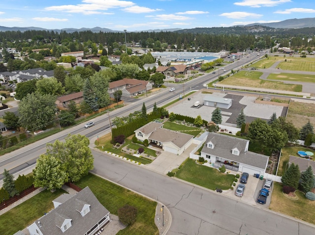 3205 S Mcdonald St, Spokane Valley, WA 99206 - aerial view of residential area with mountains