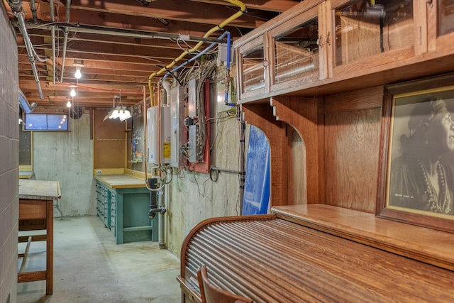 3303 W 8th Ave, Spokane, WA 99224 - unfinished below grade area with tankless water heater