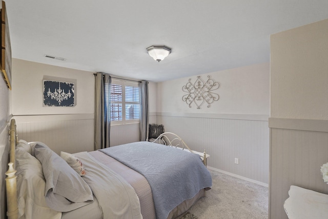 6709 S Moran View St, Spokane, WA 99224 - bedroom featuring wainscoting and carpet floors