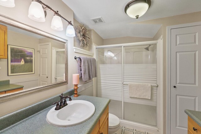 6709 S Moran View St, Spokane, WA 99224 - full bathroom with vanity and a shower stall