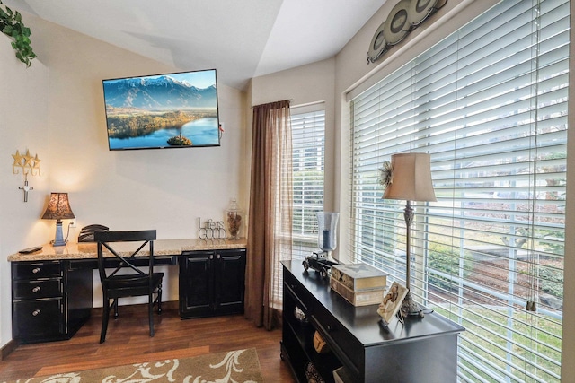 6709 S Moran View St, Spokane, WA 99224 - office area with dark wood-style floors