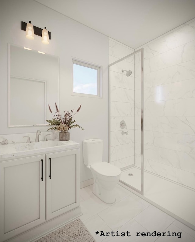 1324 W Dalke Ave Unit B, Spokane, WA 99205 - bathroom with vanity and tiled shower