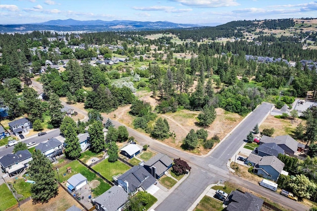 4129 E 32nd Ave, Spokane, WA 99223 - aerial view of residential area with mountains
