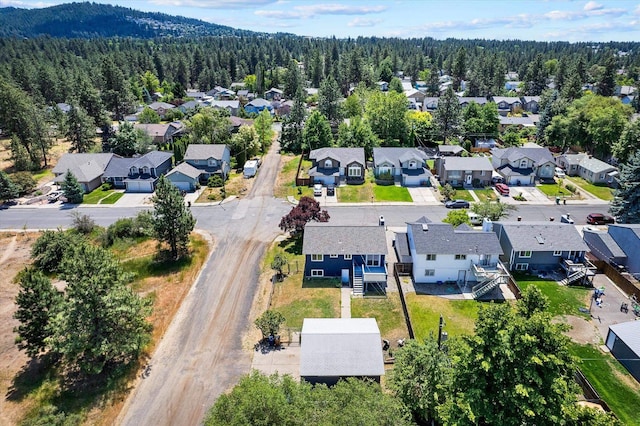 4129 E 32nd Ave, Spokane, WA 99223 - aerial view of residential area featuring a forest