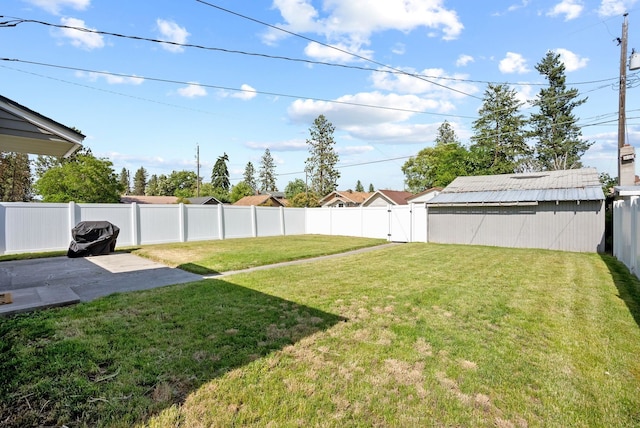5204 N Maple St, Spokane, WA 99205 - fenced backyard with a patio area and a gate