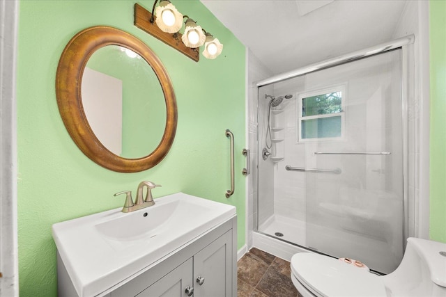 3829 W Broad Ave, Spokane, WA 99205 - bathroom with vanity and a shower stall