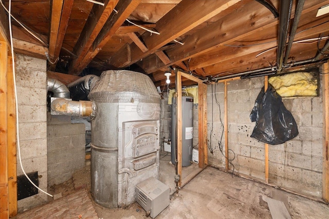 3829 W Broad Ave, Spokane, WA 99205 - unfinished below grade area featuring electric water heater