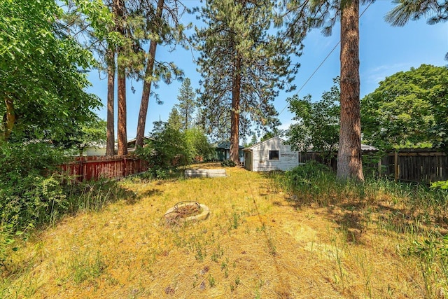 3829 W Broad Ave, Spokane, WA 99205 - fenced backyard featuring an outbuilding