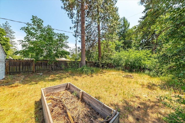 3829 W Broad Ave, Spokane, WA 99205 - fenced backyard featuring a garden