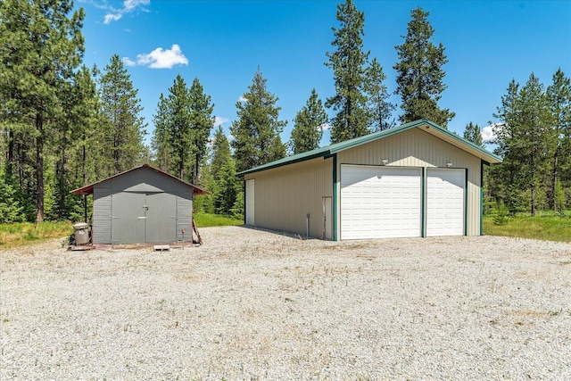 1481 Northshore Diamond Lake Rd, Newport, WA 99156 - detached garage with a storage unit