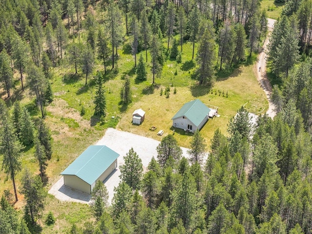 1481 Northshore Diamond Lake Rd, Newport, WA 99156 - view from above of property with a heavily wooded area