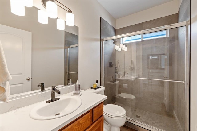 4213 S Cook St, Spokane, WA 99223 - bathroom featuring vanity and a shower stall