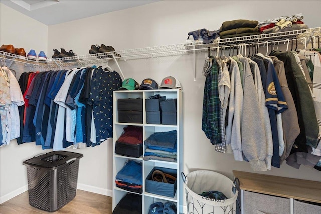 4213 S Cook St, Spokane, WA 99223 - spacious closet featuring wood finished floors