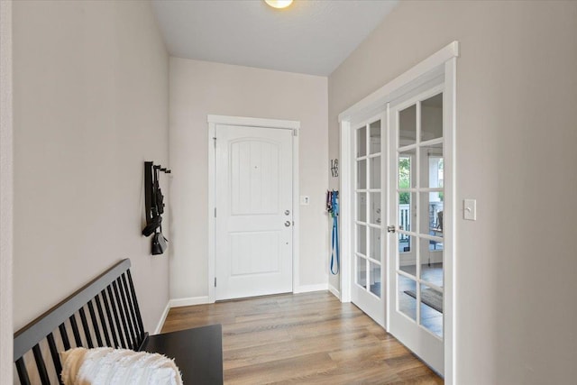 4213 S Cook St, Spokane, WA 99223 - entrance foyer with french doors and wood finished floors