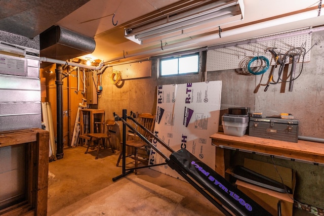 5711 N Ash St, Spokane, WA 99205 - below grade area featuring electric panel